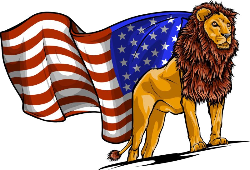 garage door art for memorial day